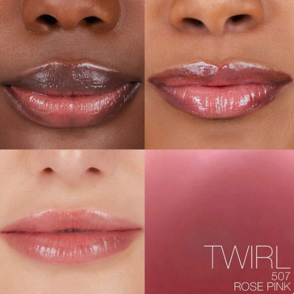 NARS Afterglow Sheer Hydrating Lip Oil | 507 Twirl (rose pink) - Picture 5 of 5